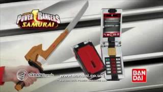 Power Rangers Samurai Samuraizer Morpher amp Samurai Spin Sword [upl. by Hahnert640]