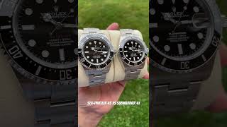 Comparing SeaDweller 43 vs Submariner 41 [upl. by Atteiram]