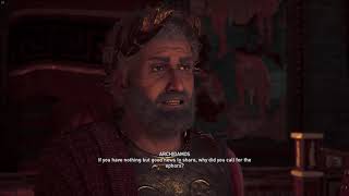 Assassins Creed Odyssey  How to accuse King Pausanias successfully with a proof [upl. by Ressler]