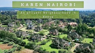 KAREN NAIROBI WHERE RICH HIDE  30 mins Evening Cycling [upl. by Annoled]