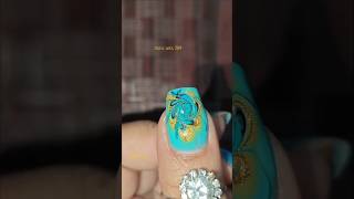 Marble effect nailart 🔥xoticarts789 ytshorts youtubeshorts youtube nailartkaisekre easynail [upl. by Naujd945]