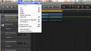 Panning Tracks In Garageband [upl. by Annahoj]