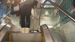 Sweden Stockholm Arlanda Airport 1X escalator [upl. by Nekcerb737]