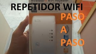 Configurar Repetidor Wifi PASO A PASO desde CERO [upl. by Wexler]