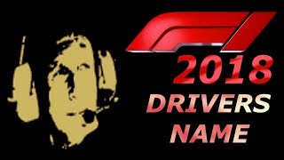 CrewChief audio  Add F1 2018 driver name tutorial amp link [upl. by Lauer]