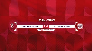 HIGHLIGHTS Cheltenham Town 21 Accrington Stanley [upl. by Eilra]