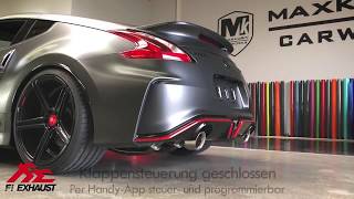 Nissan 370Z X Fi Exhaust  Install amp Sound Check amp Acceleration 2018 [upl. by Newsom147]