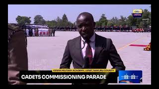 Cadets Commissioning Parade Kenya Military Academy Lanet Nakuru County [upl. by Arekat]