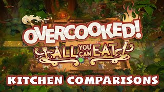 Overcooked All You Can Eat  Kitchen Comparisons [upl. by Elhsa]