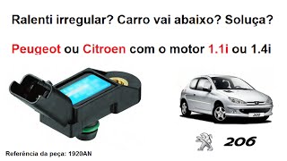 Ralenti irregular Carro vai abaixo Peugeot ou Citroen 11i  Ler descrição [upl. by Anivla]