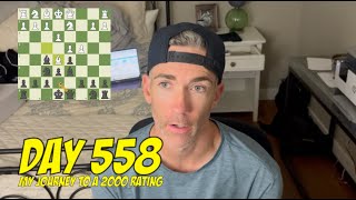 Day 558 Playing chess every day until I reach a 2000 rating [upl. by Nnyluqcaj]