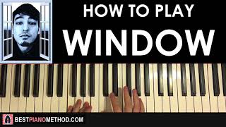 HOW TO PLAY  joji  window Piano Tutorial Lesson [upl. by Boyd]