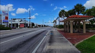 4K Hialeah Drive  Street   Summer City Cycling Travel Tour  Miami FL  August 2024 [upl. by Adialeda]