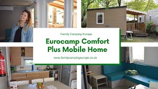 Eurocamp Comfort Plus formerly Azure Review 3 Bed Mobile Home on Camping Domaine de La Rive [upl. by Hasile810]