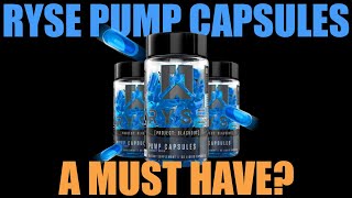 RYSE SUPPS Pump Capsules  Upgrade Your PUMP [upl. by Synned460]