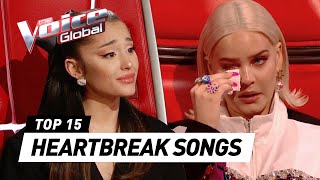 💔 EMOTIONAL HEARTBREAK songs on The Voice [upl. by Wit]