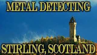 Metal Detecting The Braveheart Bttlefield William Wallace The Bttle of Stirling Bridge Scotland [upl. by Navonoj]