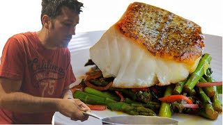 How to Cook Pan Roasted Chilean Sea Bass [upl. by Vadnee20]