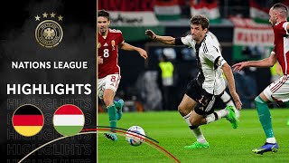 First defeat under Flick  Germany vs Hungary 01  Highlights  Men Nations League [upl. by Munmro531]