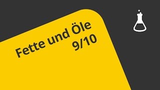 Struktur der Fette und Öle 910  Chemie  Organische Chemie [upl. by Alitta]