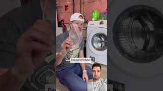 Easy DIY Washer Filter Cleaning diyhomemaintenance homemaintenance [upl. by Lrub]