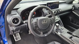 2021 Lexus IS 350 F Sport Interior  Detailed Look [upl. by Alisan]