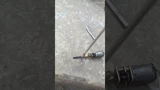 Making home made electric screw driver with N²⁰gear motor part1😬n20 gearmotor screwdriver [upl. by Ylerebmik604]