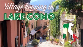 Lake Como Italy  Village Hopping between Bellagio Varenna amp Menaggio  Best Instagram spots [upl. by Skcirdnek263]