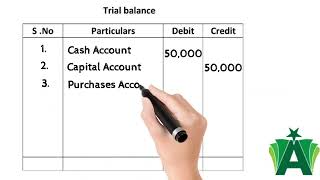 Journal ledger and Trial balance [upl. by Haimirej921]