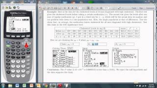 Hypothesis Tests about a Mean Difference in Paired Data with the TI 8384 TTest [upl. by Elkraps364]