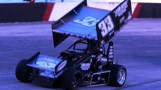 Southern Sprintcar Shootout Series Feature Race 9102016 [upl. by Tnarb]