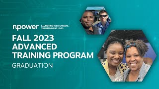 NPower Fall 2023 Advanced Training Programs Graduation [upl. by Atinnek]