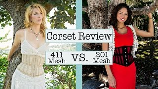 Orchard Corset Product Review CS 411 Mesh Underbust Corset vs CS 201 Mesh Underbust [upl. by Assenahs]