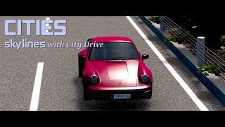 Porsche 930 turbo  Dame Dame Dame ☘ Cities Skylines City Drive ♪ [upl. by Einapets711]