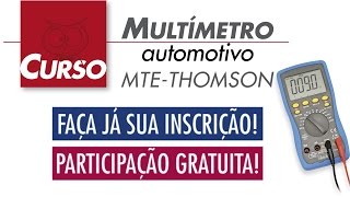 Curso MTE  Multímetro Introdução [upl. by Dael196]