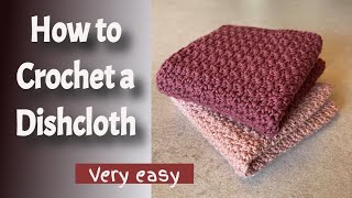 AMAZING Crochet Dishcloth Pattern  So EASY to do [upl. by Hasen553]