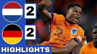 🟠Netherlands vs Germany 22 Extended HIGHLIGHTS  UEFA Nations League [upl. by Akirea]