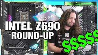 Intel Z690 Motherboard RoundUp for 12900K 12700K amp 12600K Alder Lake CPUs [upl. by Messing525]