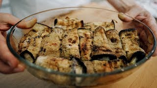 Involtini di melanzane Ricetta grigliate e al forno [upl. by Gnuhc]