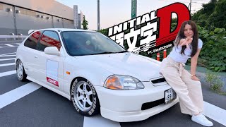 She Brought Me On The ULTIMATE InitialD Date in Japan THE REAL LIFE ANIME  S4E66 [upl. by Zetnas206]