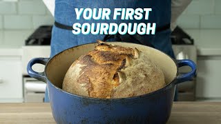 YOUR FIRST SOURDOUGH Sourdough Bread For Complete Beginners [upl. by Egarton69]