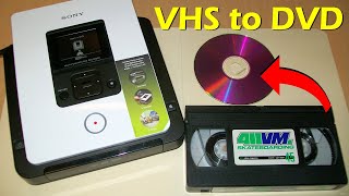 VHS to DVD without a PC  Sony DVDirect VRDMC5 [upl. by Ultun219]