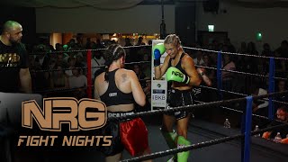 Kelly Lock v Ebony Beaven NRG FIGHT NIGHT OCT 8TH 2022  FIGHT 9 [upl. by Eetnuahs]