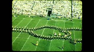 Michigan Marching Band  MichiganMinnesota Game October 27 1956 [upl. by Adest218]