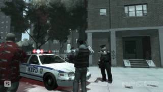 GTA IV police chase and takedown LCPD First Response [upl. by Uos]