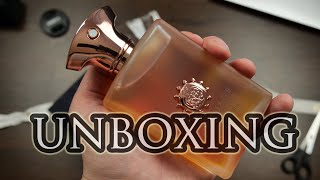 Amouage  Overture Man  Unboxing [upl. by Laeno708]