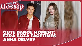 Ezra Soza FaceTimes Anna Delvey During Sabrina Carpenter Show Watch Their Cute Moment [upl. by Bonucci]