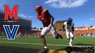 Villanova vs Maryland  EA Sports College Football 25 [upl. by Emmott]