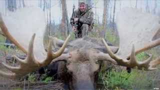 Hunting A World Record Moose in Alaska [upl. by Yadrahs]