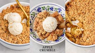 Homemade Apple Crumble Easy and the best recipe ever [upl. by Oniluap]